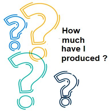 Production tracking software shows accurate parts count